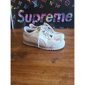 Puma Roma - White - Kid's Classic Lifestyle Shoes - 361594-14. Size 11C